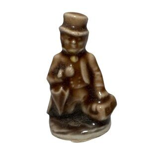 Dr. Foster Wade Whimsies Figure England Ceramic Red Rose Tea